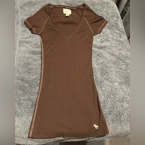 Abercrombie & Fitch Brown Short Sleeve Tee